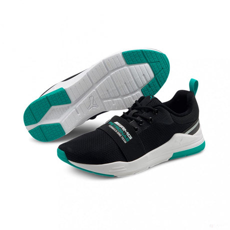 Mercedes Shoes, Puma Wired Run, Black, 2021 - FansBRANDS®